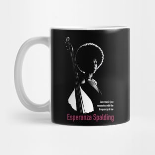 Esperanza Spalding silhouette Mug